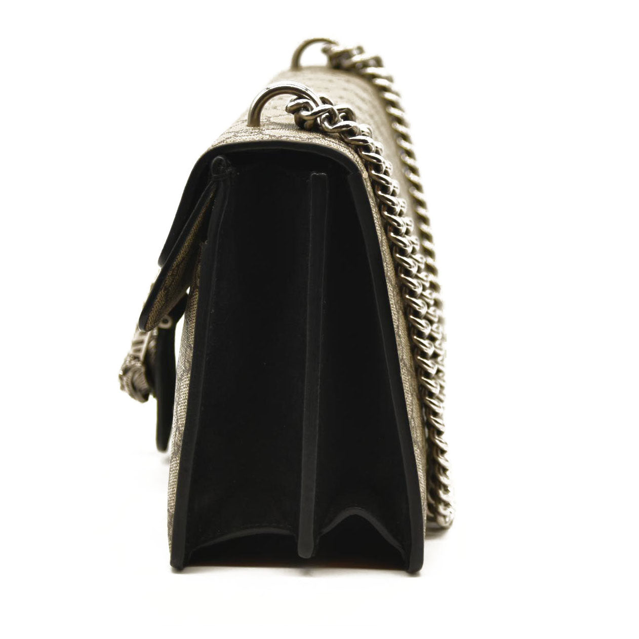 GUCCI  GG Supreme Monogram Small Dionysus Shoulder Bag Black