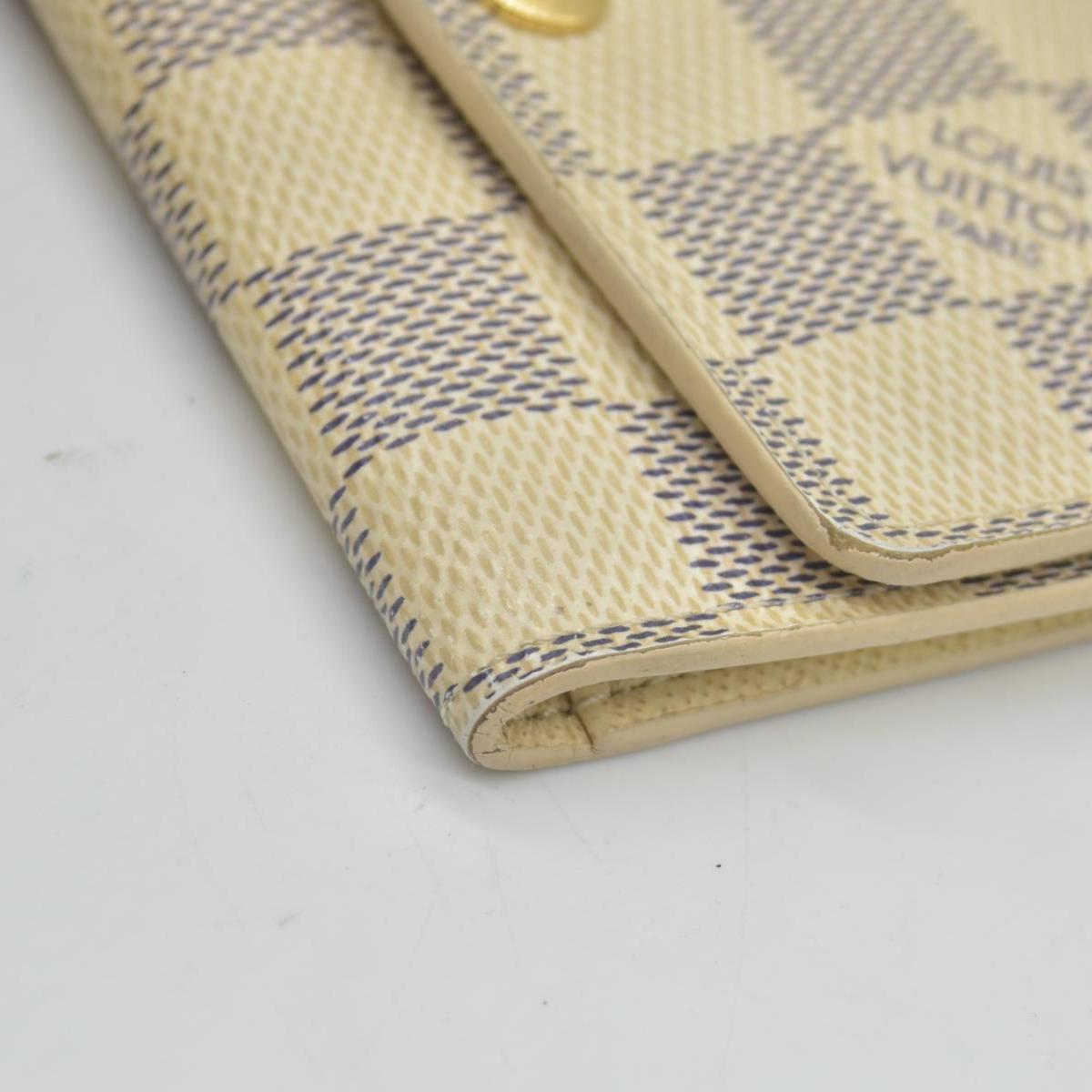 $345 Louis Vuitton Damier Azur Multicles 6 Key Holder CT4178