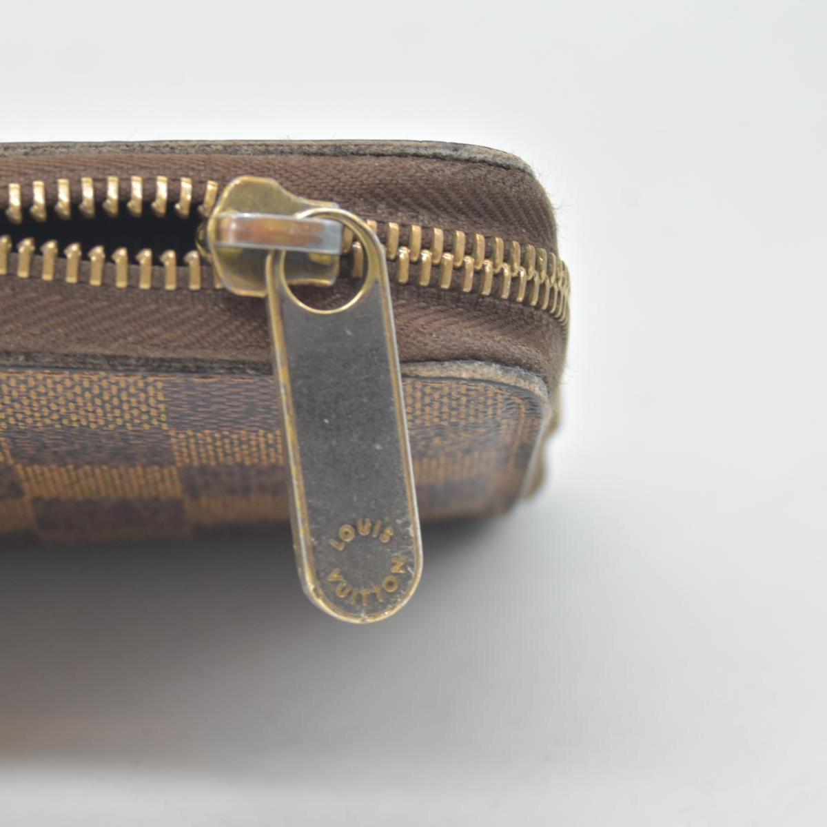 $915 2008 Louis Vuitton Damier Ebene Zippy Wallet  VI2078