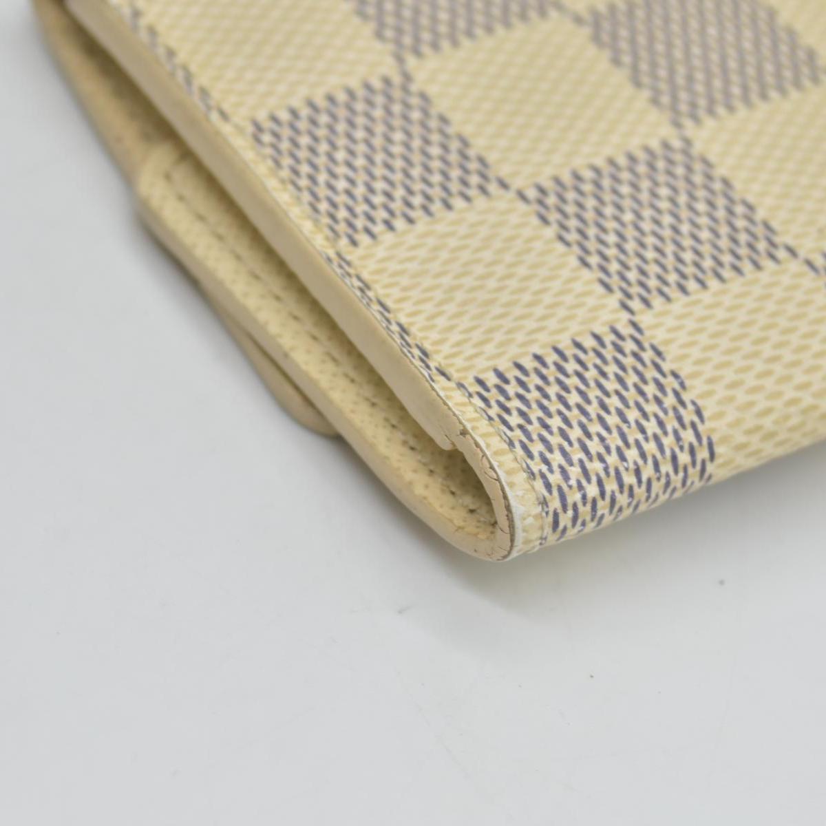 $345 Louis Vuitton Damier Azur Multicles 6 Key Holder CT4178