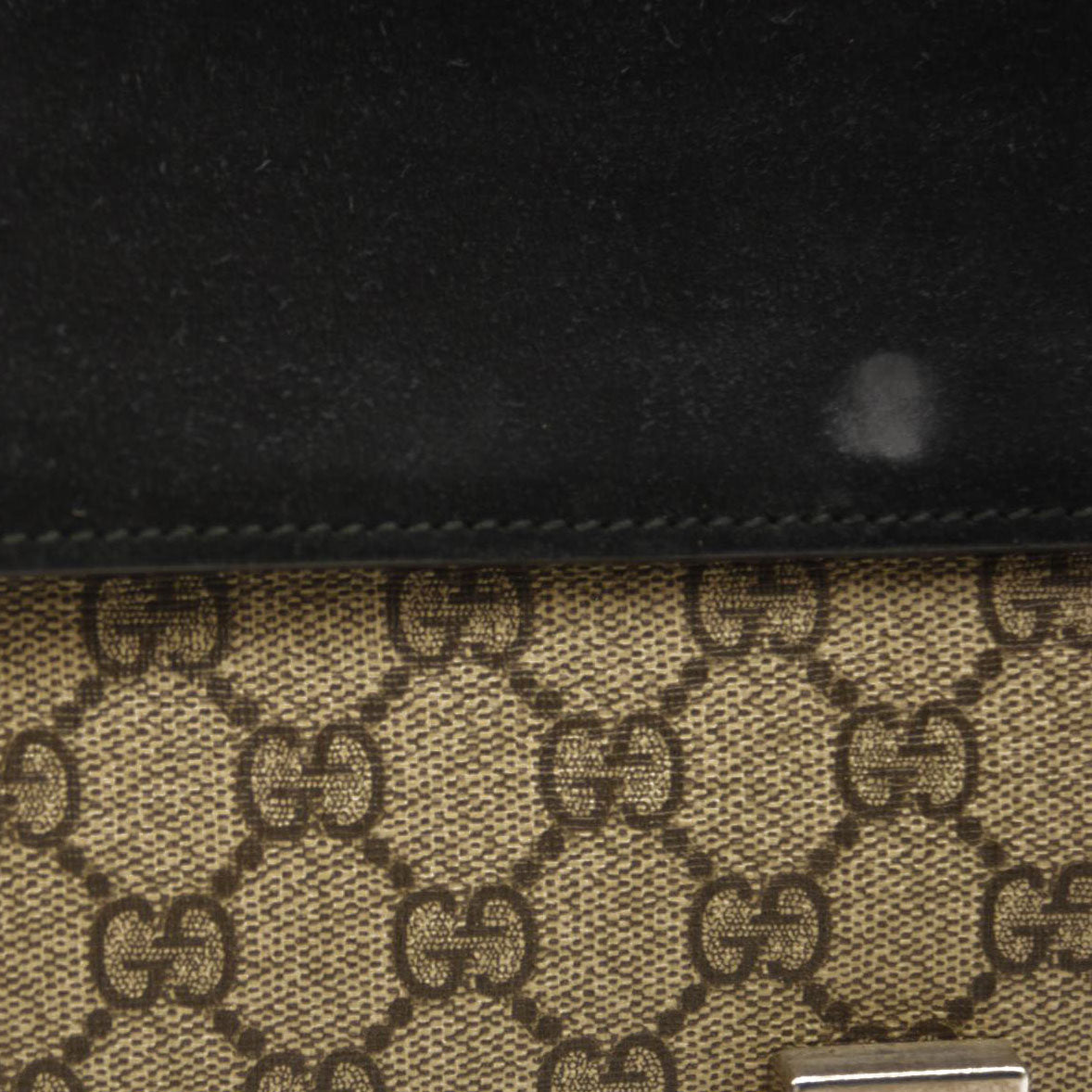 GUCCI  GG Supreme Monogram Small Dionysus Shoulder Bag Black