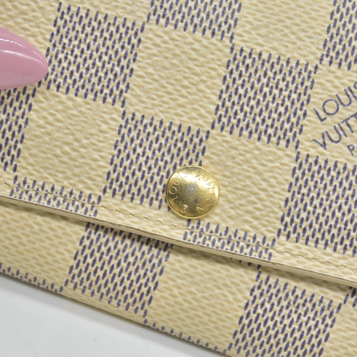 $345 Louis Vuitton Damier Azur Multicles 6 Key Holder CT4178