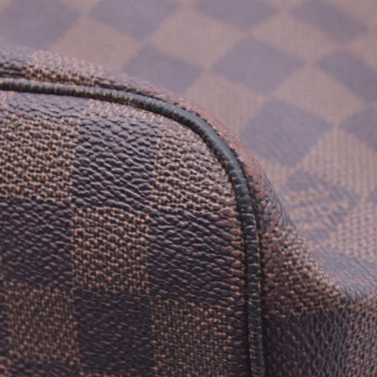 $2240 2009 Louis Vuitton Damier Ebene Neverfull MM Cherry AR0049 CONSIGNMENT 10021074