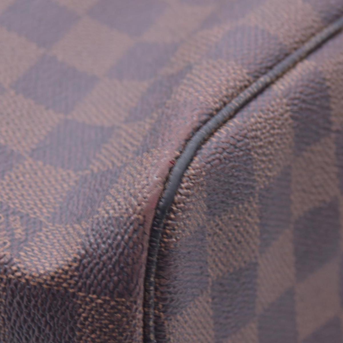 $2240 2009 Louis Vuitton Damier Ebene Neverfull MM Cherry AR0049 CONSIGNMENT 10021074