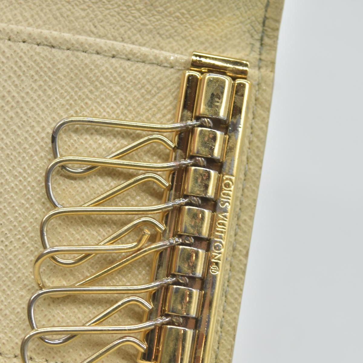 $345 Louis Vuitton Damier Azur Multicles 6 Key Holder CT4178