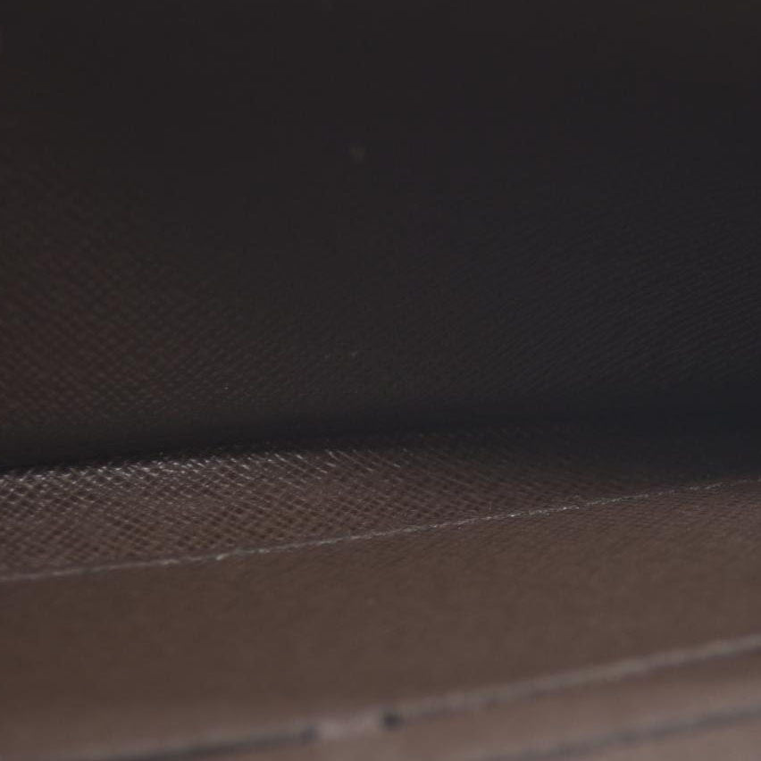 Louis Vuitton Damier Zippy Zip Around Long Wallet Purse Brown CA1162 $915