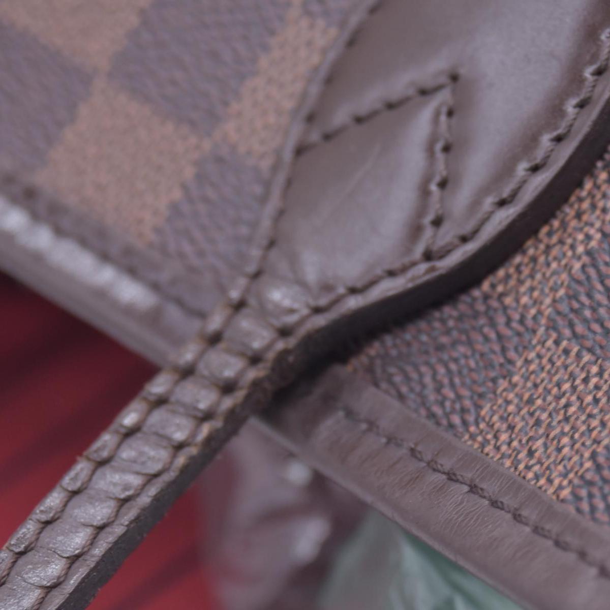 $2240 2009 Louis Vuitton Damier Ebene Neverfull MM Cherry AR0049 CONSIGNMENT 10021074