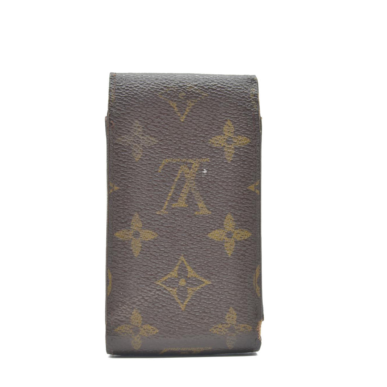 $295 Louis Vuitton Vintage Smoke Case Monogram CT1015