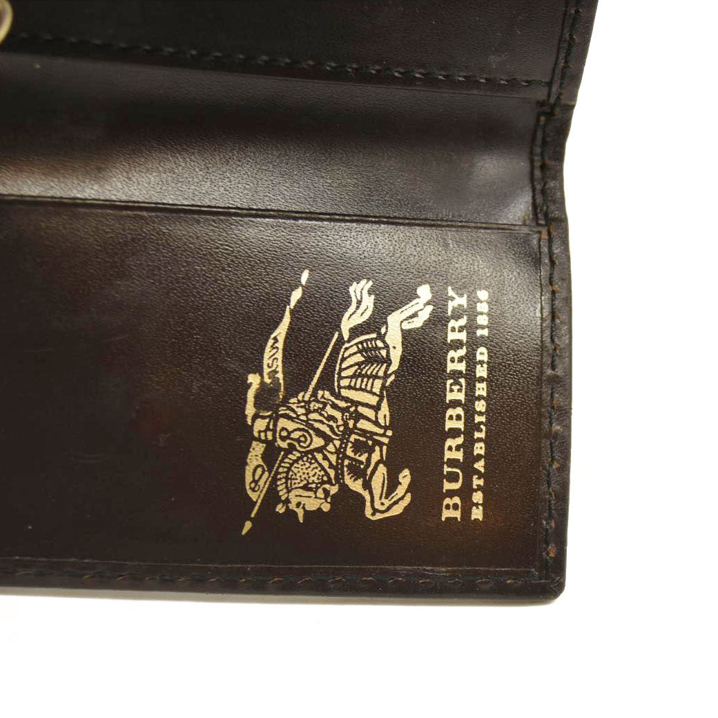 BURBERRY Nova Check PVC 6 Ring Key Case Beige