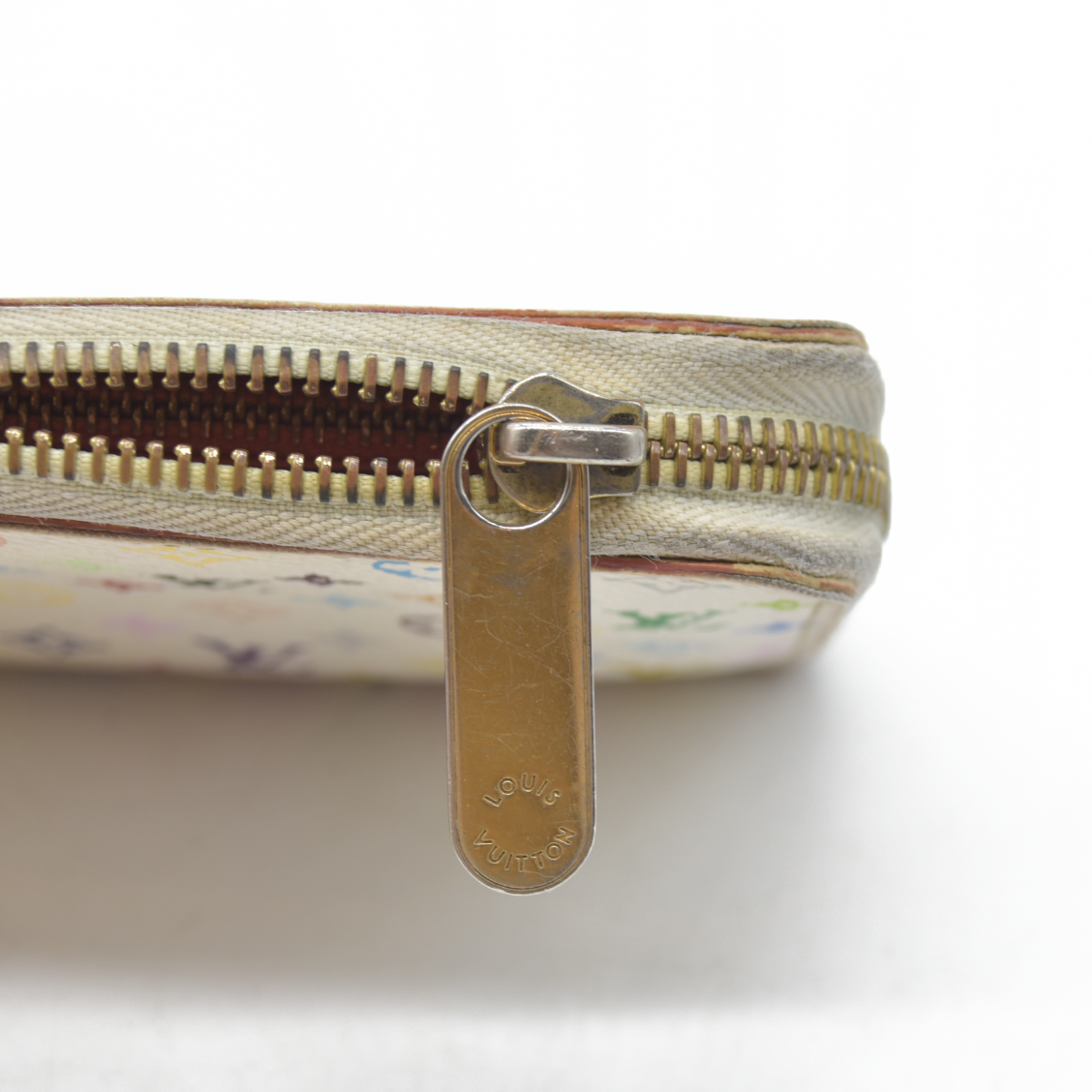 $1050 LOUIS VUITTON Monogram Multicolor Zippy Around Long Wallet CA0151