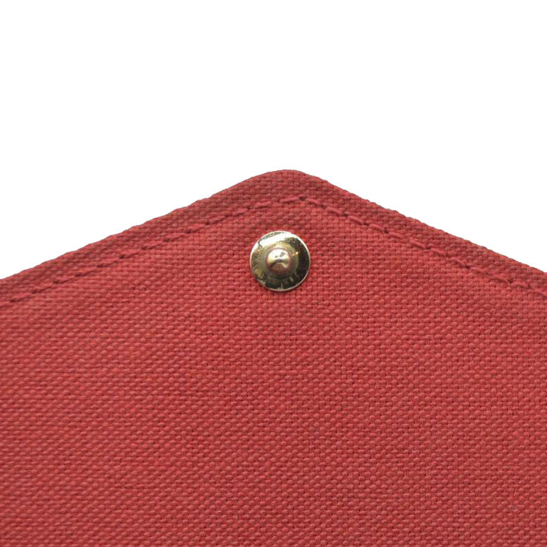 Louis Vuitton Damier Ebene Pochette Félicie Brown Coated Canvas Crossbody Bag