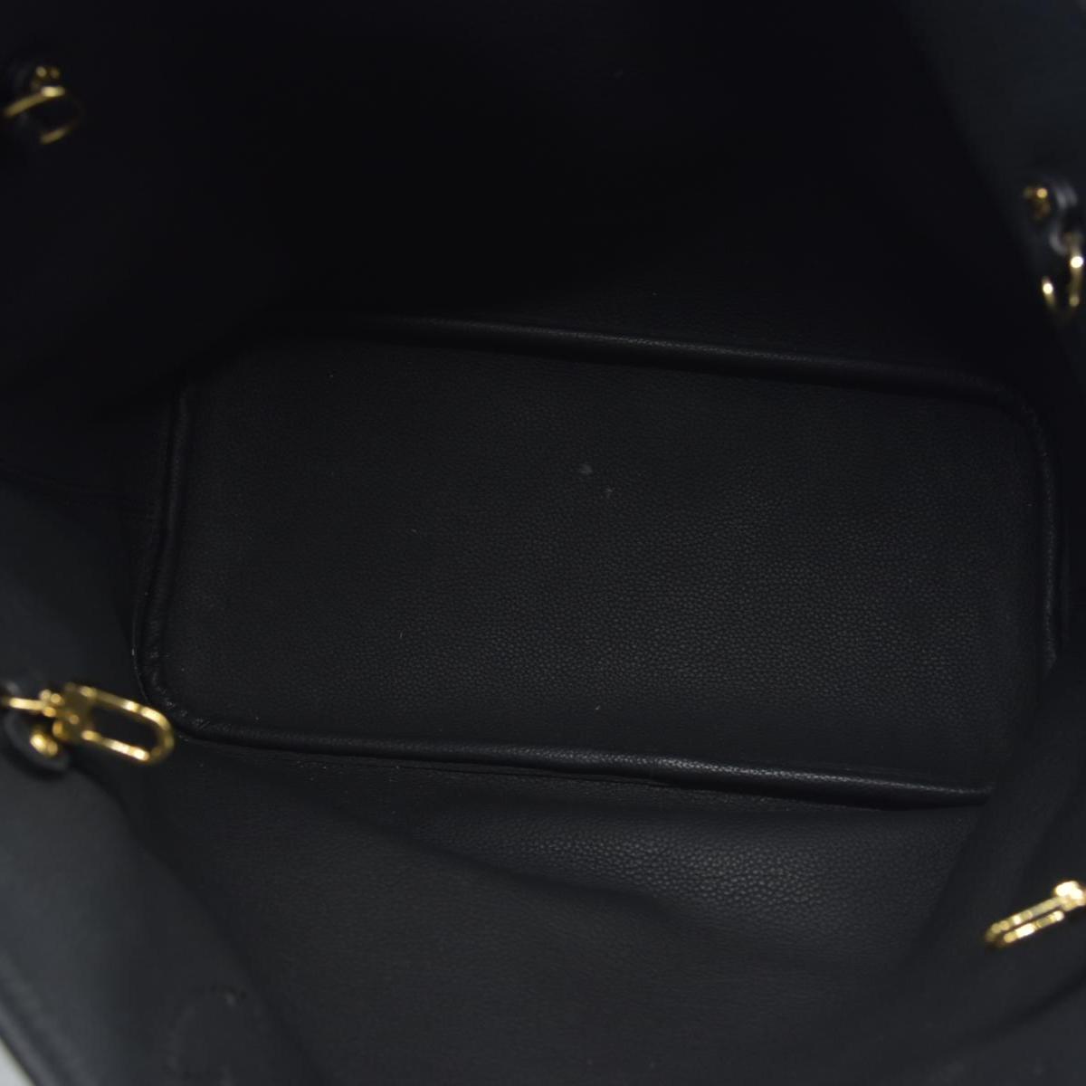 $3200 Louis Vuitton Monogram Calfskin Neo Neverfull Inside Out MM Black RFID