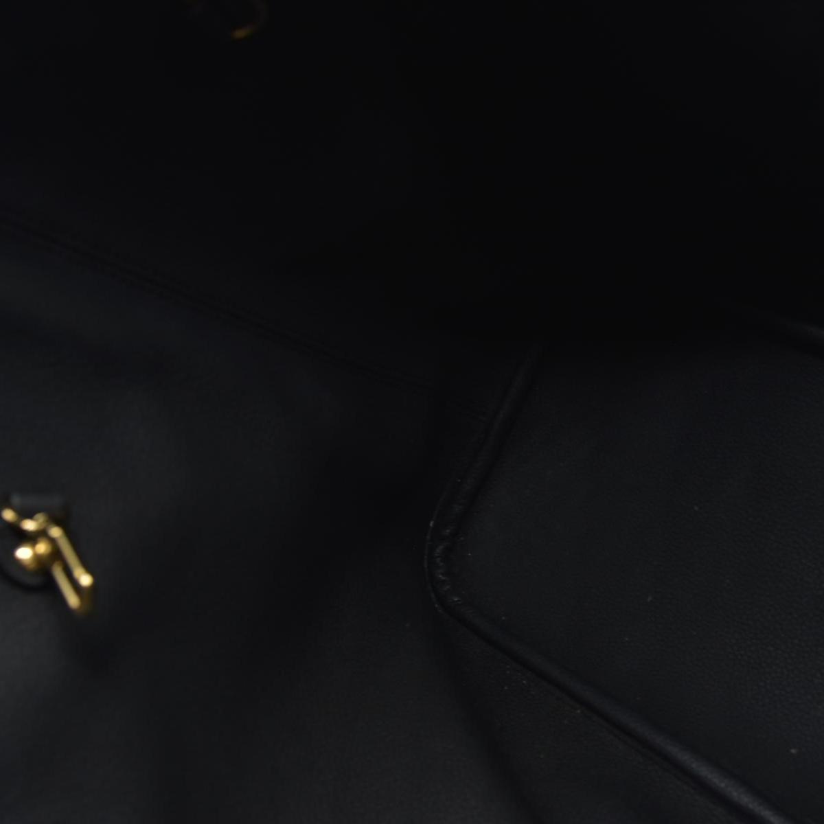 $3200 Louis Vuitton Monogram Calfskin Neo Neverfull Inside Out MM Black RFID