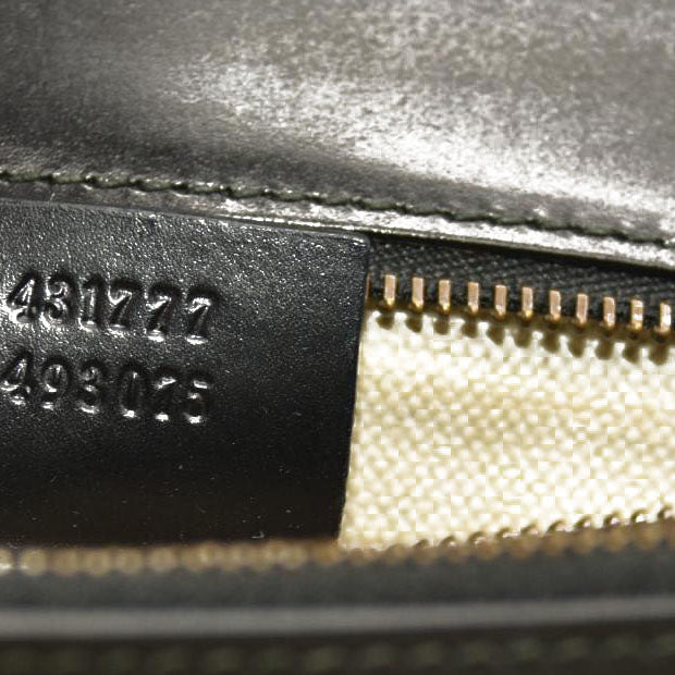 Gucci  Knight Calfskin Malaga Kid Heart Medium GG Marmont Chain Handle Bag Black Hibiscus Red Multicolor