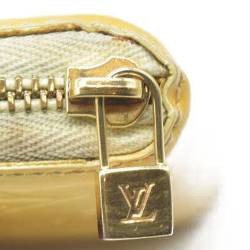 $490 Louis Vuitton Monogram Vernis Patent Leather Broom Zip Around Wallet MI0999