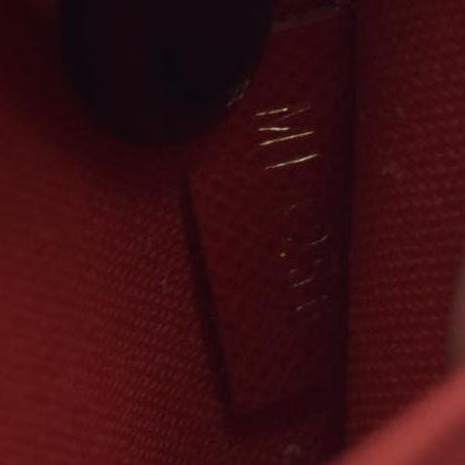 Louis Vuitton Damier Ebene Pochette Félicie Brown Coated Canvas Crossbody Bag