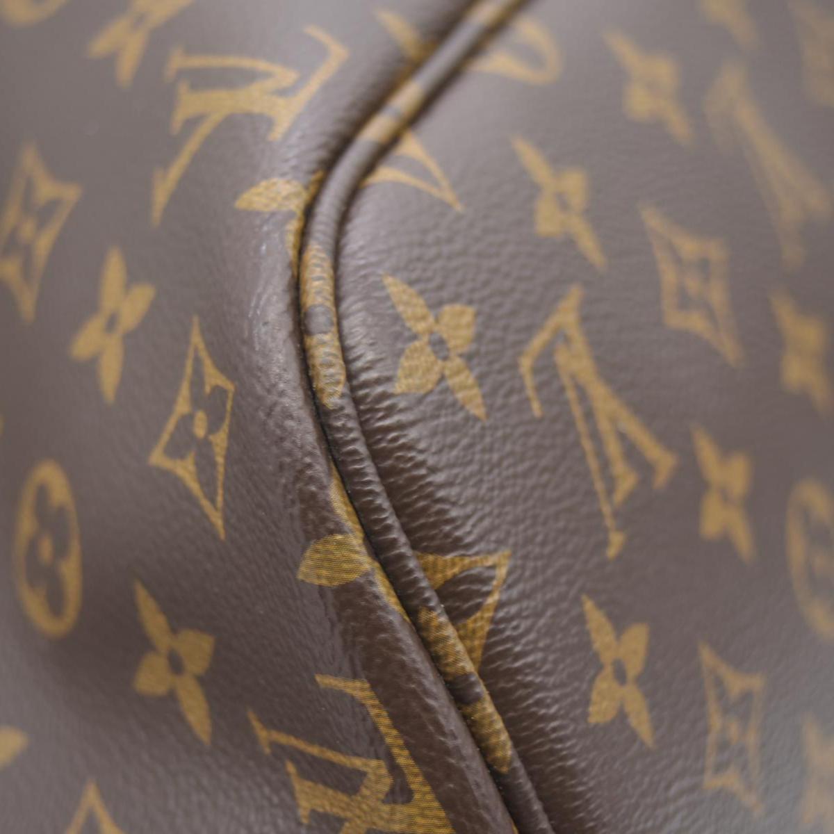 $3200 Louis Vuitton Monogram Calfskin Neo Neverfull Inside Out MM Black RFID