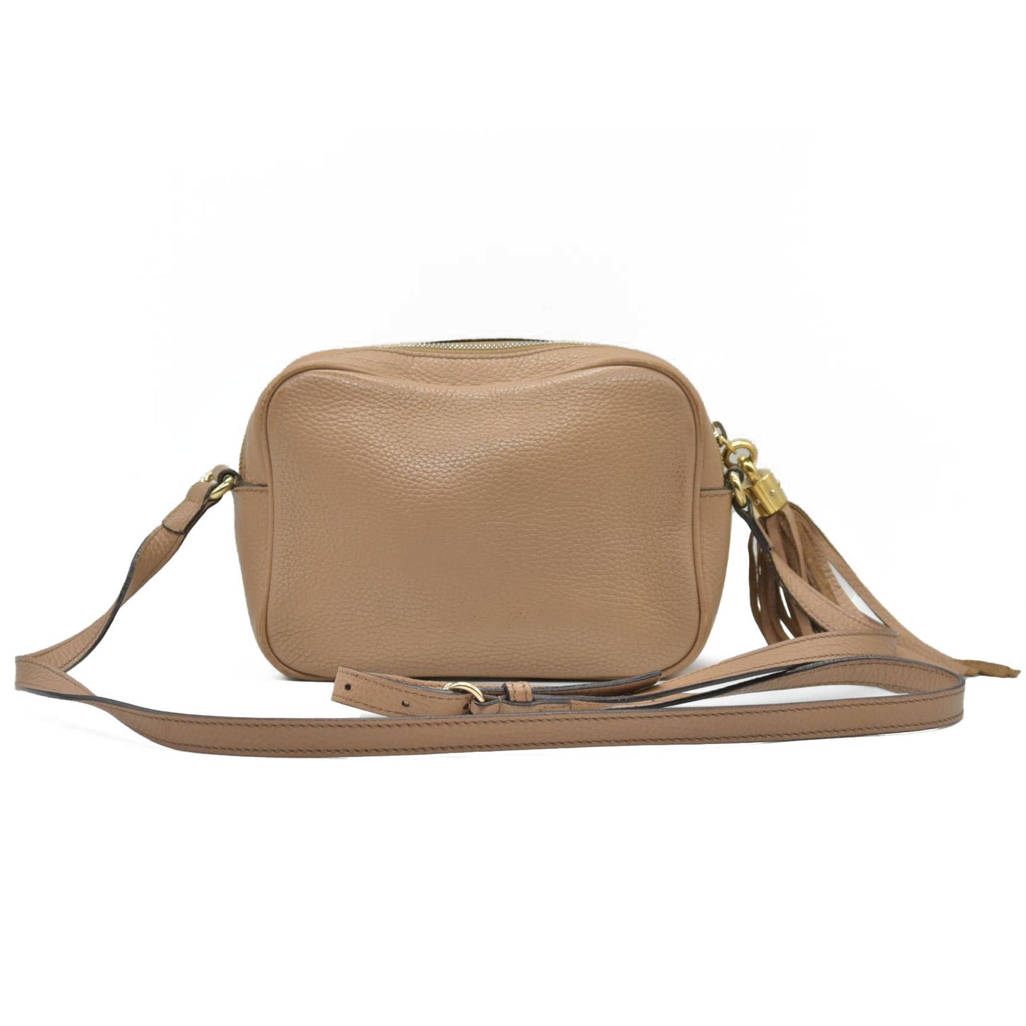 $1490 Gucci Interlocking G Soho Disco Beige