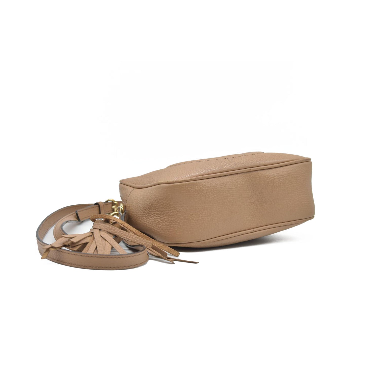 $1490 Gucci Interlocking G Soho Disco Beige