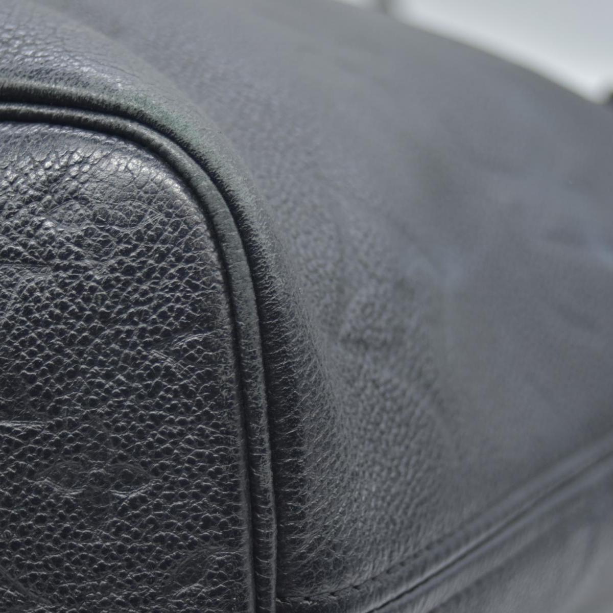 $3050 RFID Louis Vuitton Empreinte Monogram Giant Neverfull MM Black