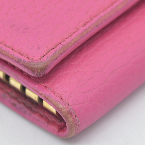 $450 GUCCI GG Marmont Leather 6 Ring Key Case