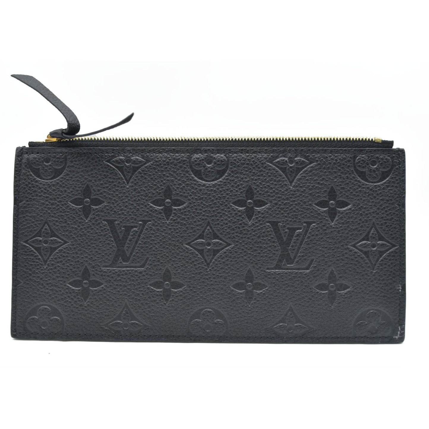 AUCTION LOUIS VUITTON  Epi Pochette Felicie Black  Noir $1720 Zipper Pouch
