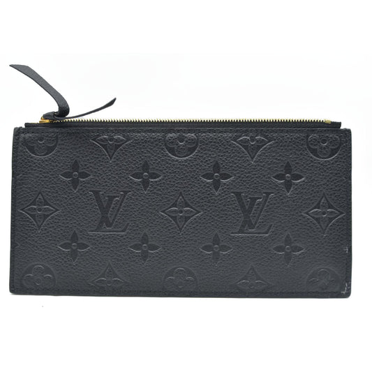 AUCTION LOUIS VUITTON  Epi Pochette Felicie Black  Noir $1720 Zipper Pouch