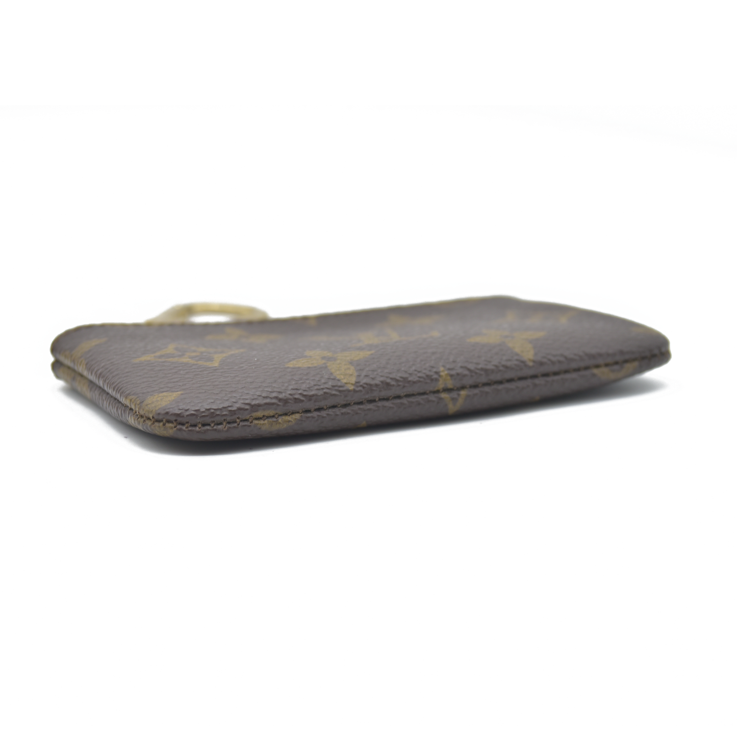 $345 LOUIS VUITTON Monogram Coin Purse Key Pochette Cles 0920ET