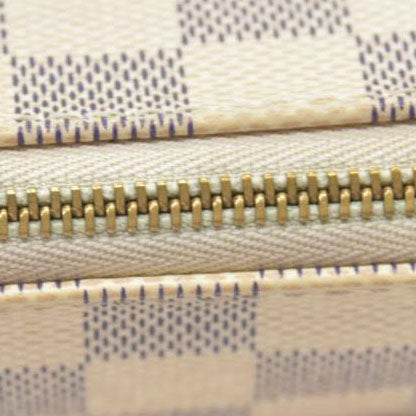 $1580 Louis Vuitton Damier Azur Pochette Accessories RFID