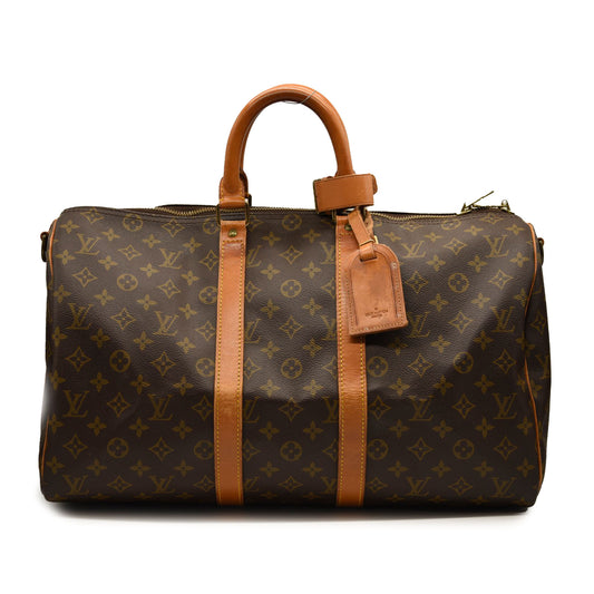 LOUIS VUITTON Monogram Keepall 45 Bandouliere FH1902