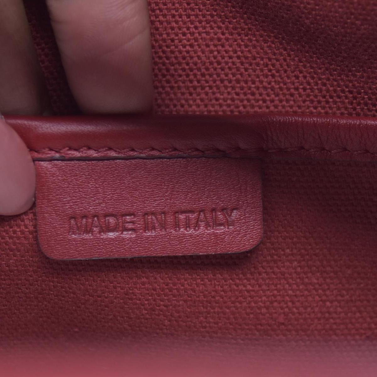 $1095 Burberry Leather Panels Small Canterbury Tote Red CONSIGNMENT