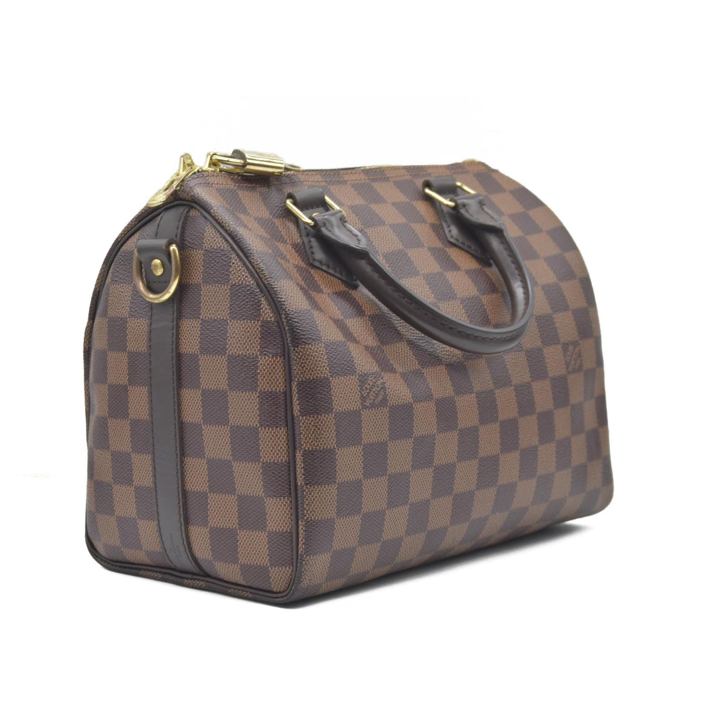 $1940 Louis Vuitton Damier Ebene Speedy Bandouliere 25 SD1159