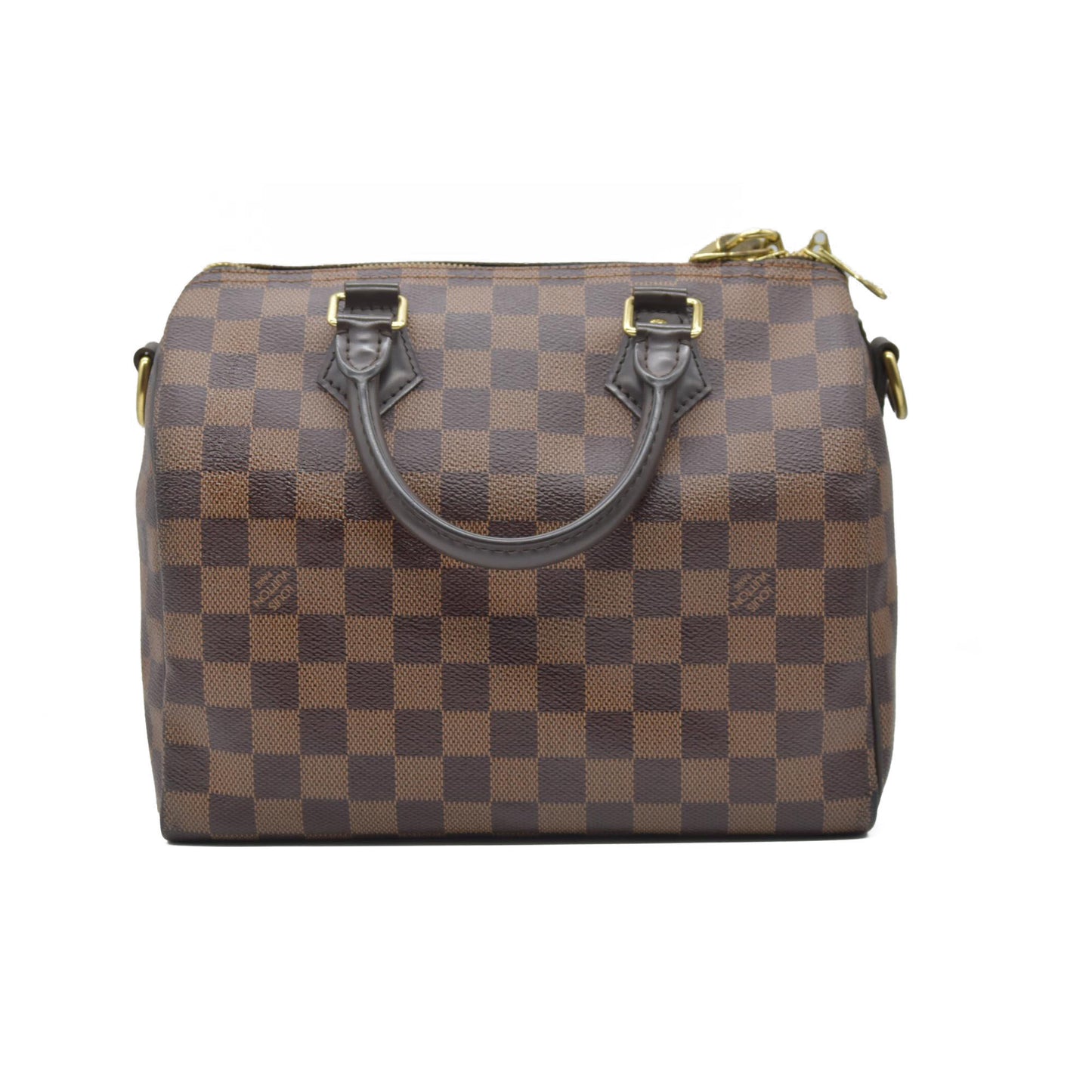 $1940 Louis Vuitton Damier Ebene Speedy Bandouliere 25 SD1159