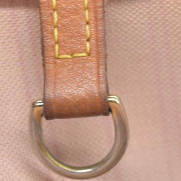 $2170 Louis Vuitton Damier Azur Neverfull MM Rose Ballerine