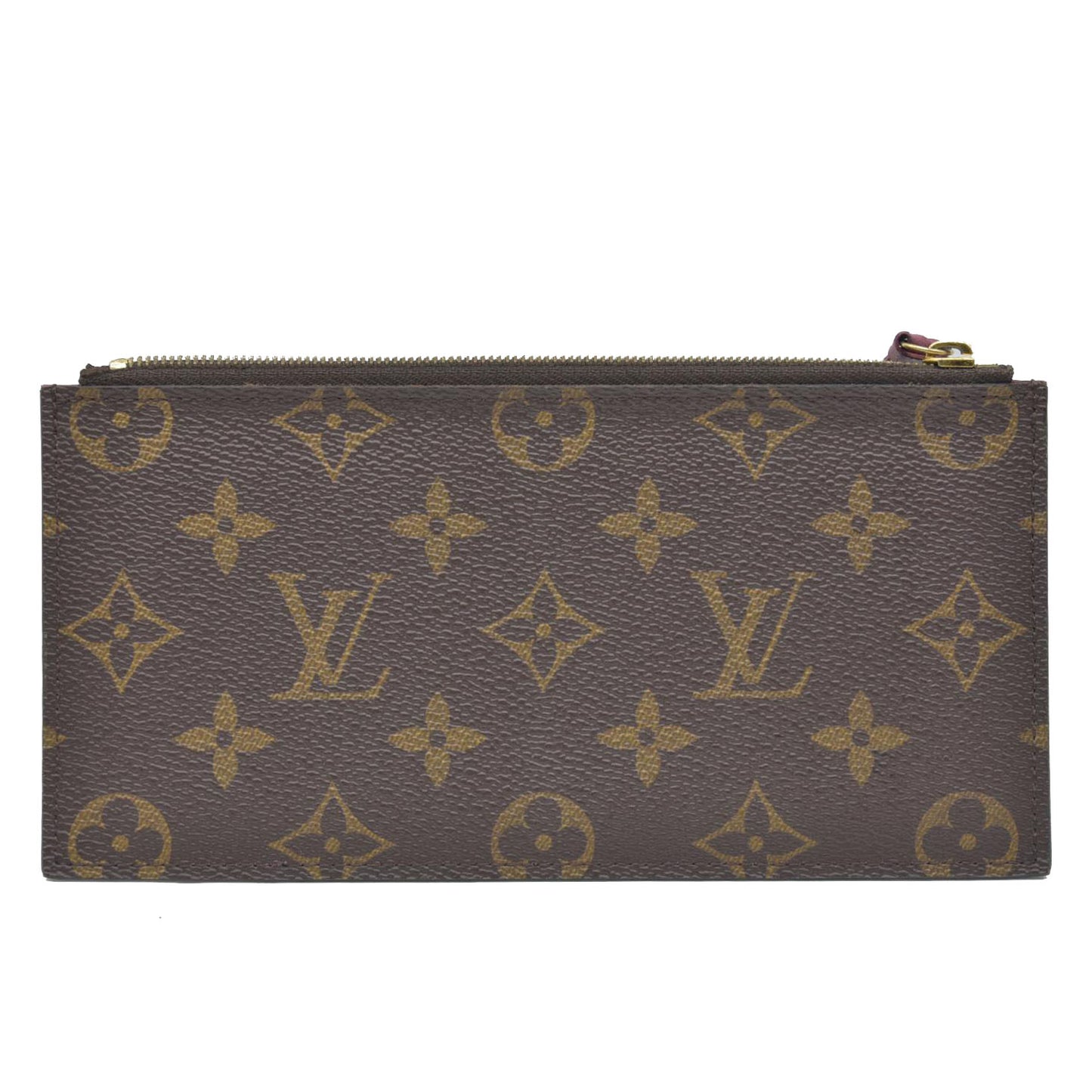 Louis Vuitton  Monogram Felicie Chain Wallet Zippered Insert Fuchsia