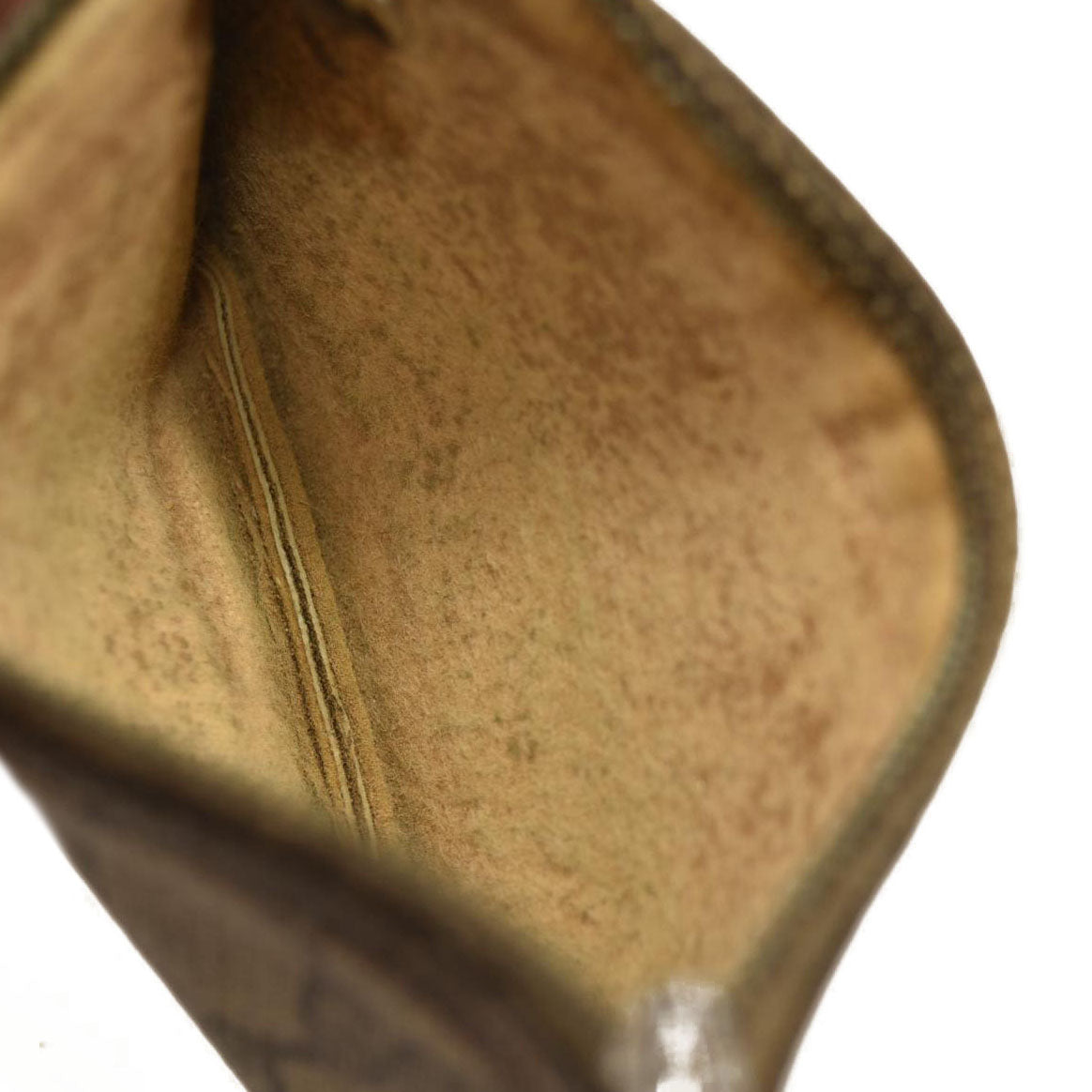 GUCCI GG Logo PVC Leather Coin Purse Wallet Beige