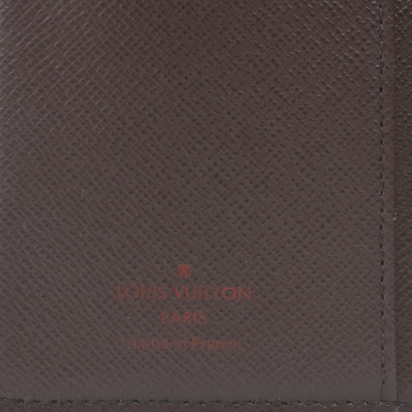 $505 LOUIS VUITTON Damier Ebene Agenda PM Day Planner Notebook Cover RFID