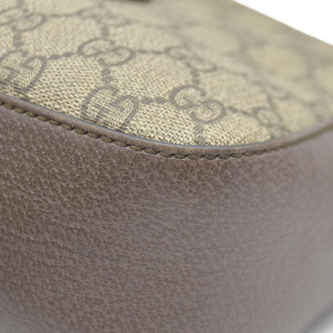 Gucci  GG Supreme Monogram Web Neo Vintage Shoulder Bag Beige New Acero Crop