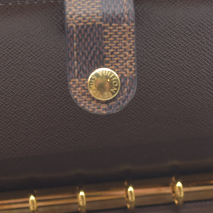 $505 LOUIS VUITTON Damier Ebene Agenda PM Day Planner Notebook Cover RFID