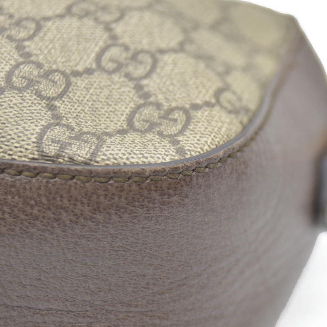 Gucci  GG Supreme Monogram Web Neo Vintage Shoulder Bag Beige New Acero Crop