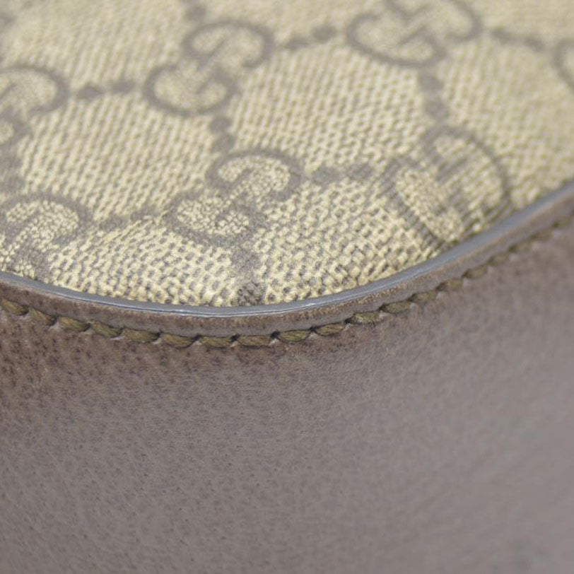 Gucci  GG Supreme Monogram Web Neo Vintage Shoulder Bag Beige New Acero Crop
