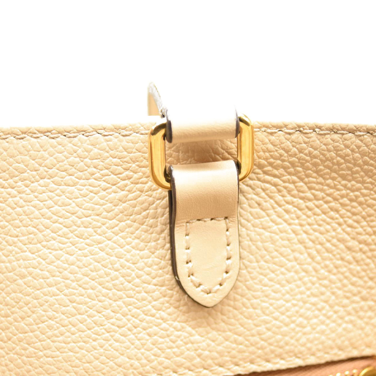 LOUIS VUITTON Empreinte Monogram Giant Onthego GM Creme