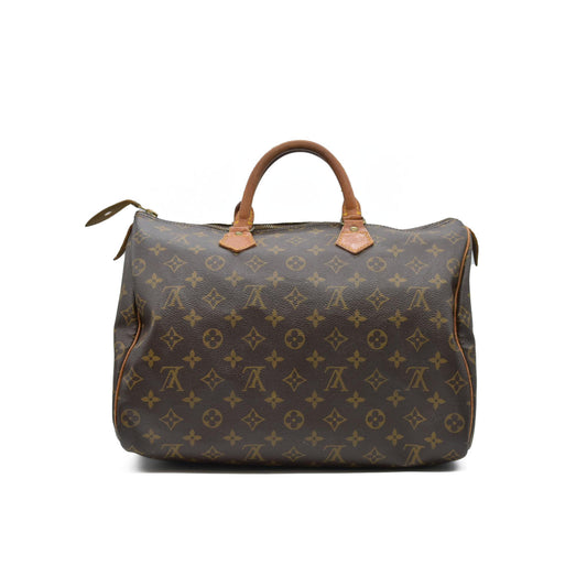 $1730 1987 Louis Vuitton Monogram Speedy 35 VI872