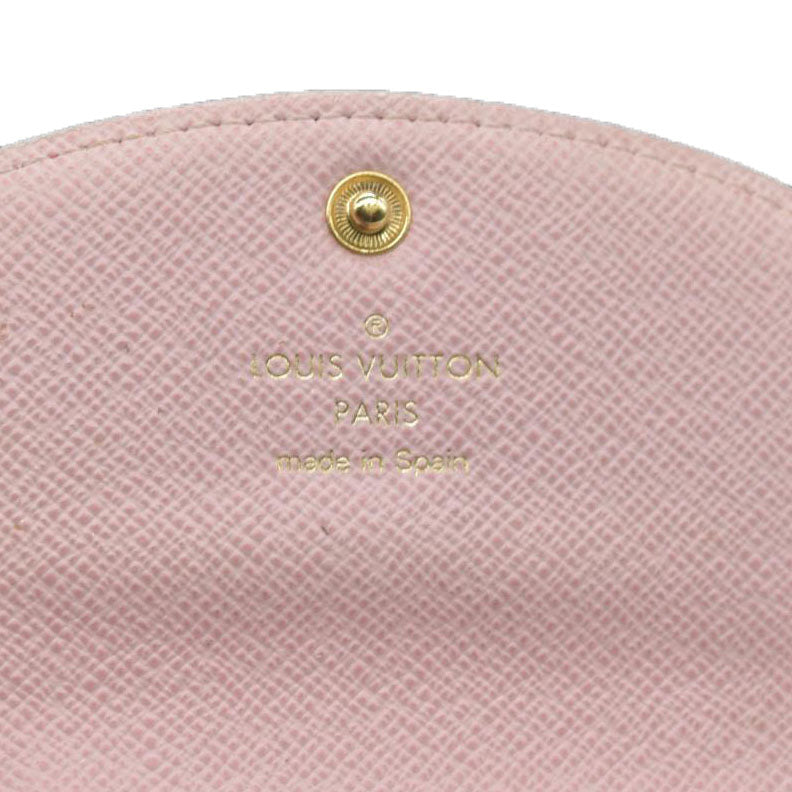 $420 LOUIS VUITTON Damier Azur Rosalie Coin Purse Wallet