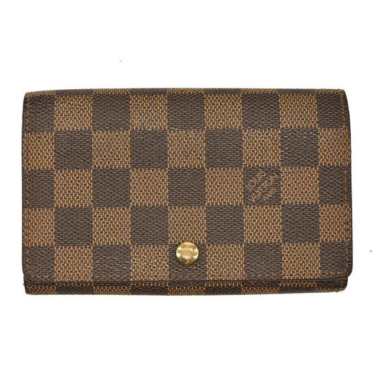 Louis Vuitton  Damier Ebene Porte-Monnaie Billets Tresor Wallet CA0937