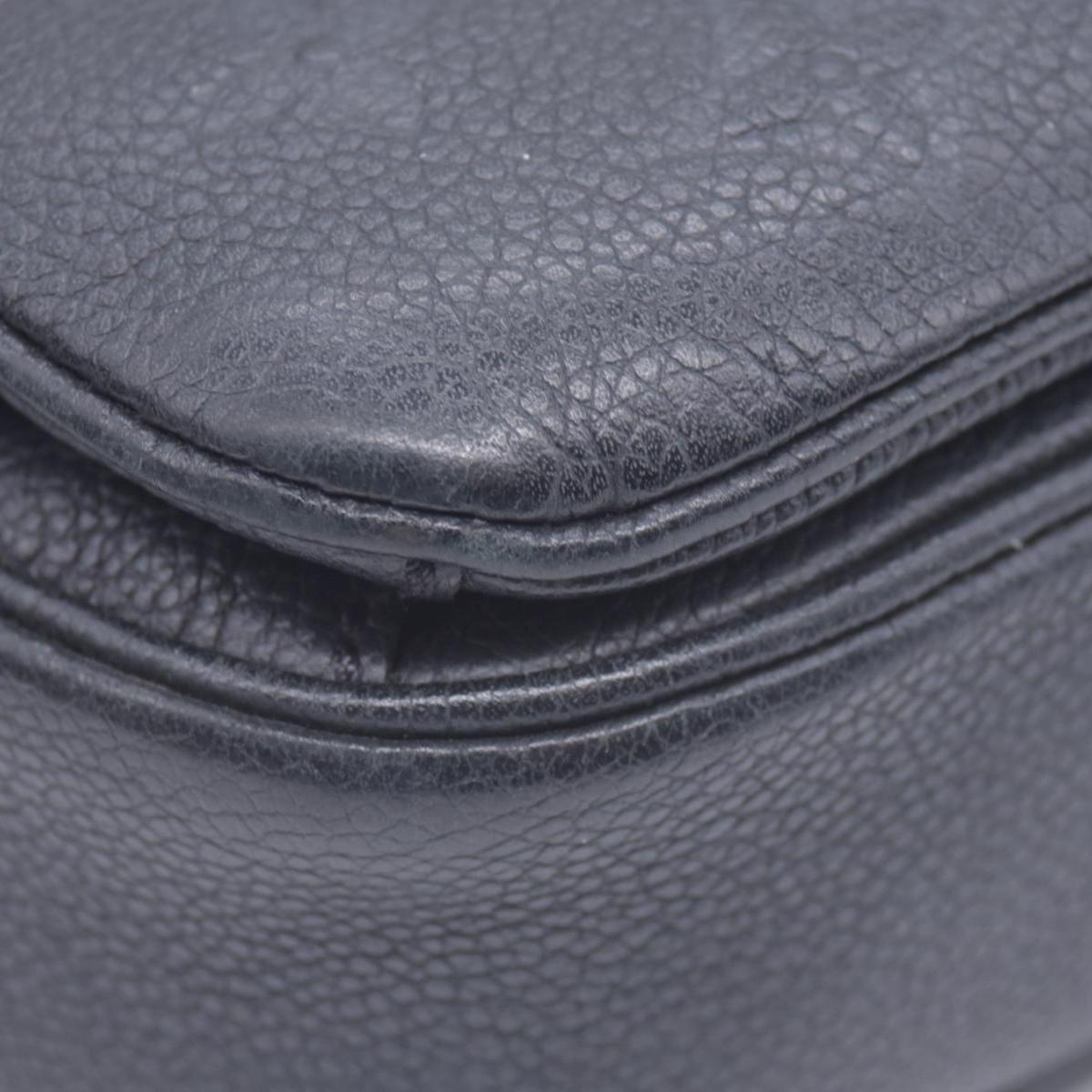 $3100 Louis Vuitton Empreinte Pochette Metis Black RFID
