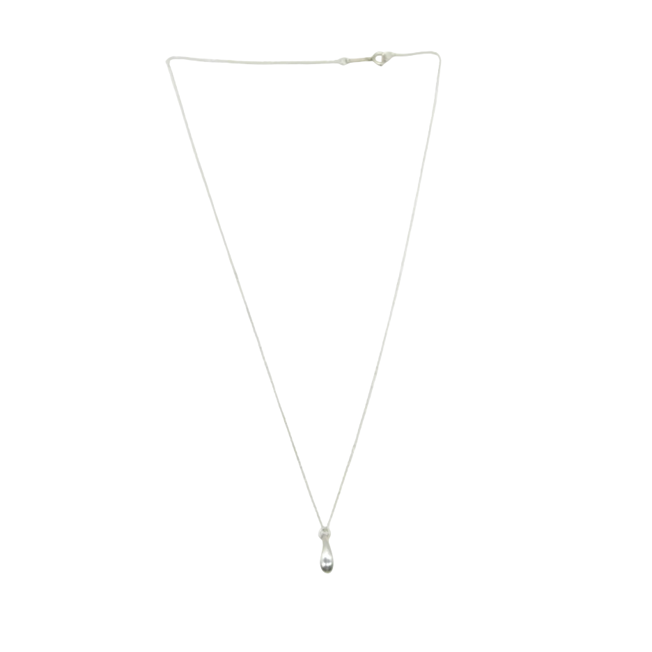 $360 Tiffany & Co Elsa Peretti Teardrop Pendant Sterling Silver