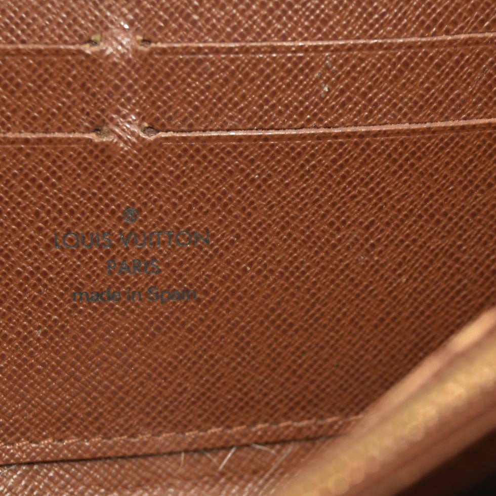 LOUIS VUITTON Monogram Zippy Wallet CA0056