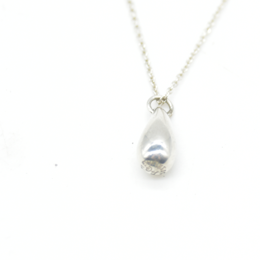 $360 Tiffany & Co Elsa Peretti Teardrop Pendant Sterling Silver