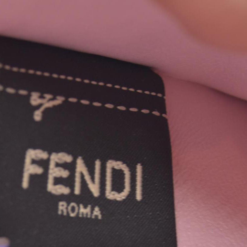 $850 Fendi Vitello Cruise F is Fendi Bi-Color FF 1974 Embossed Envelope
